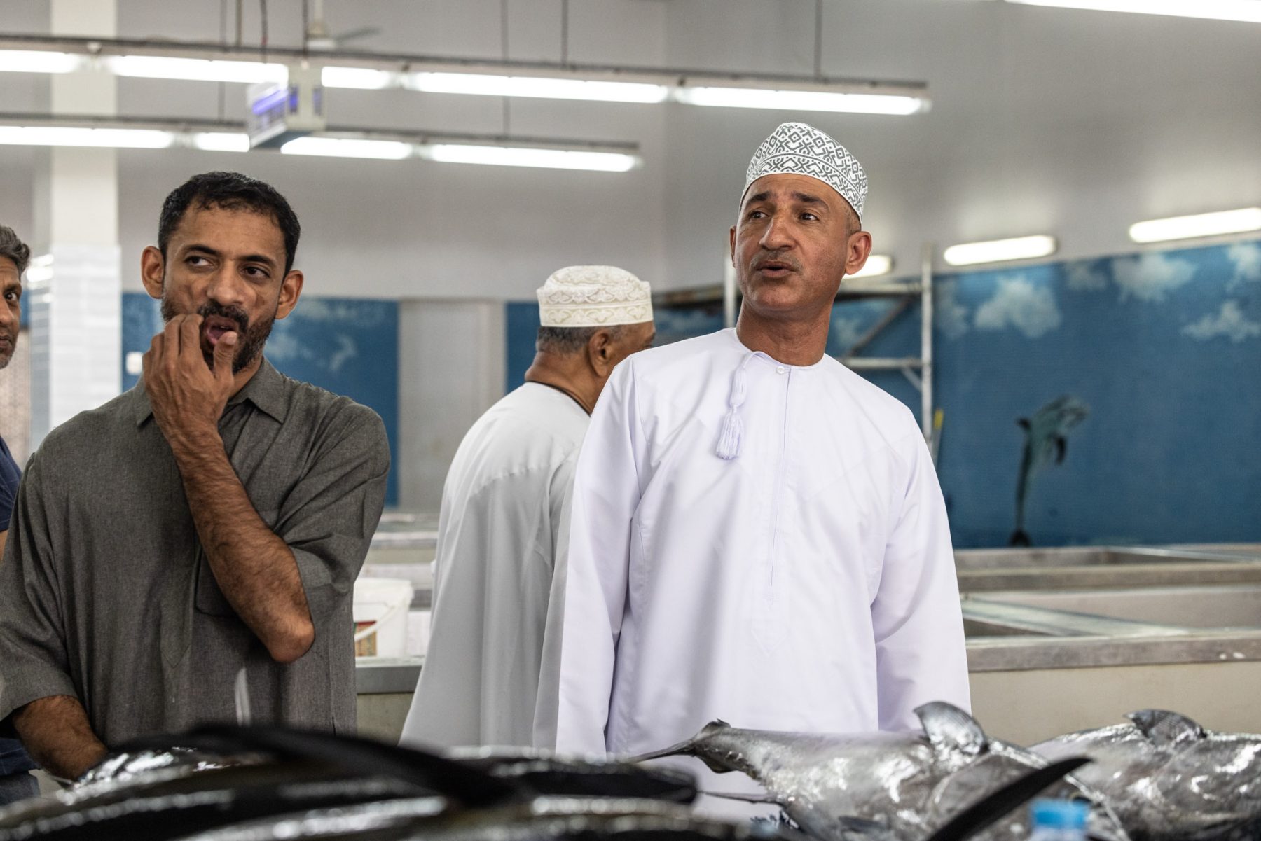 Rondreis door Oman vismarkt in Muscat