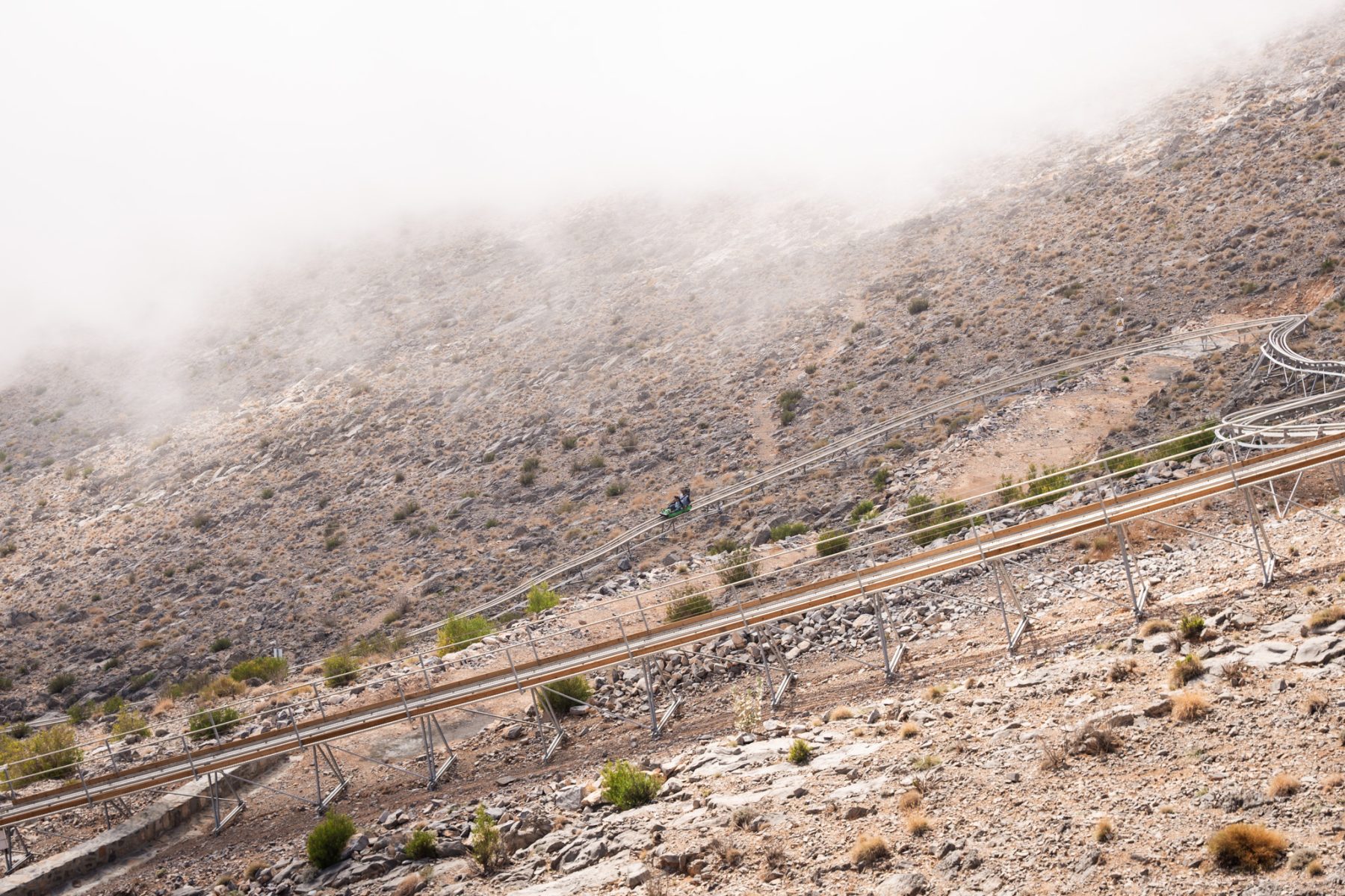 Jais Sledder op Jebel Jais, de hoogste berg van Ras al Khaimah