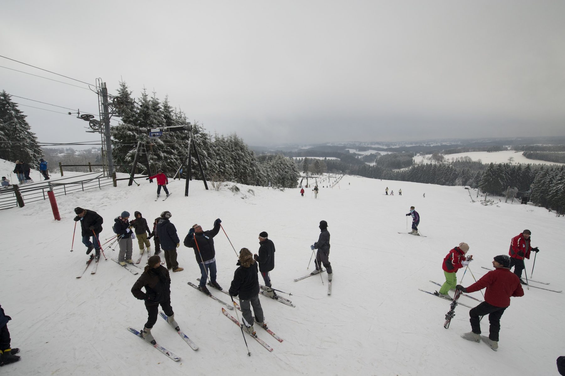 Skiën in de Ardennen op de piste