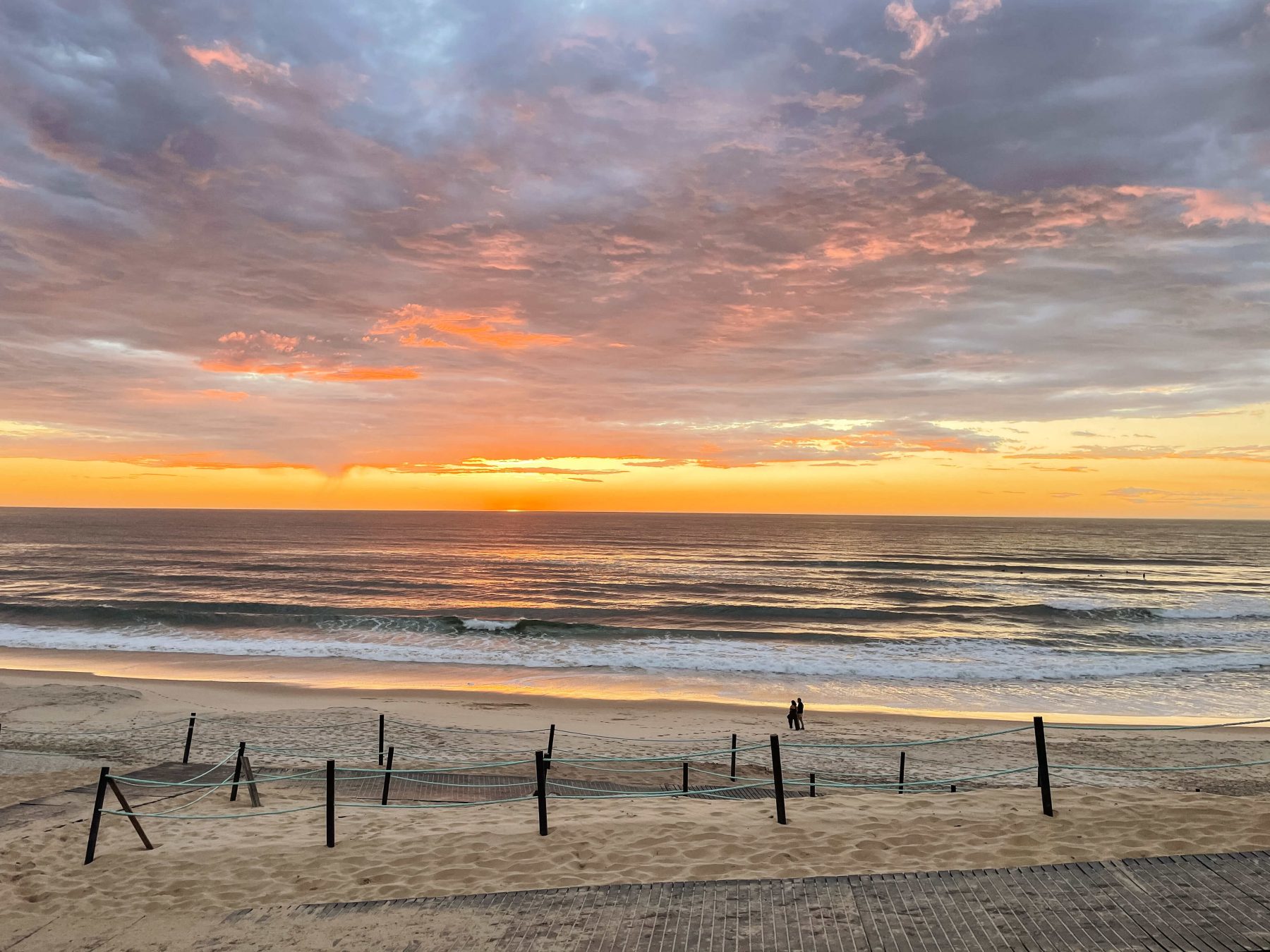 Strand bij Viana do Castelo tijdens de reis Fora in de Minho