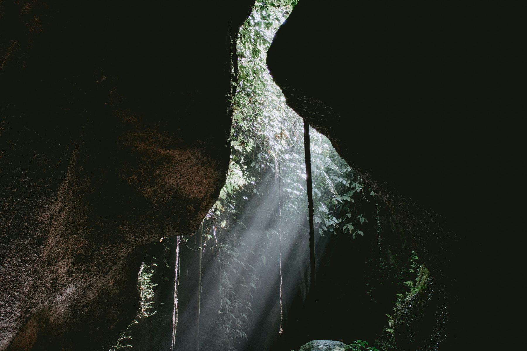 De Tukad Cepung waterval op Bali.