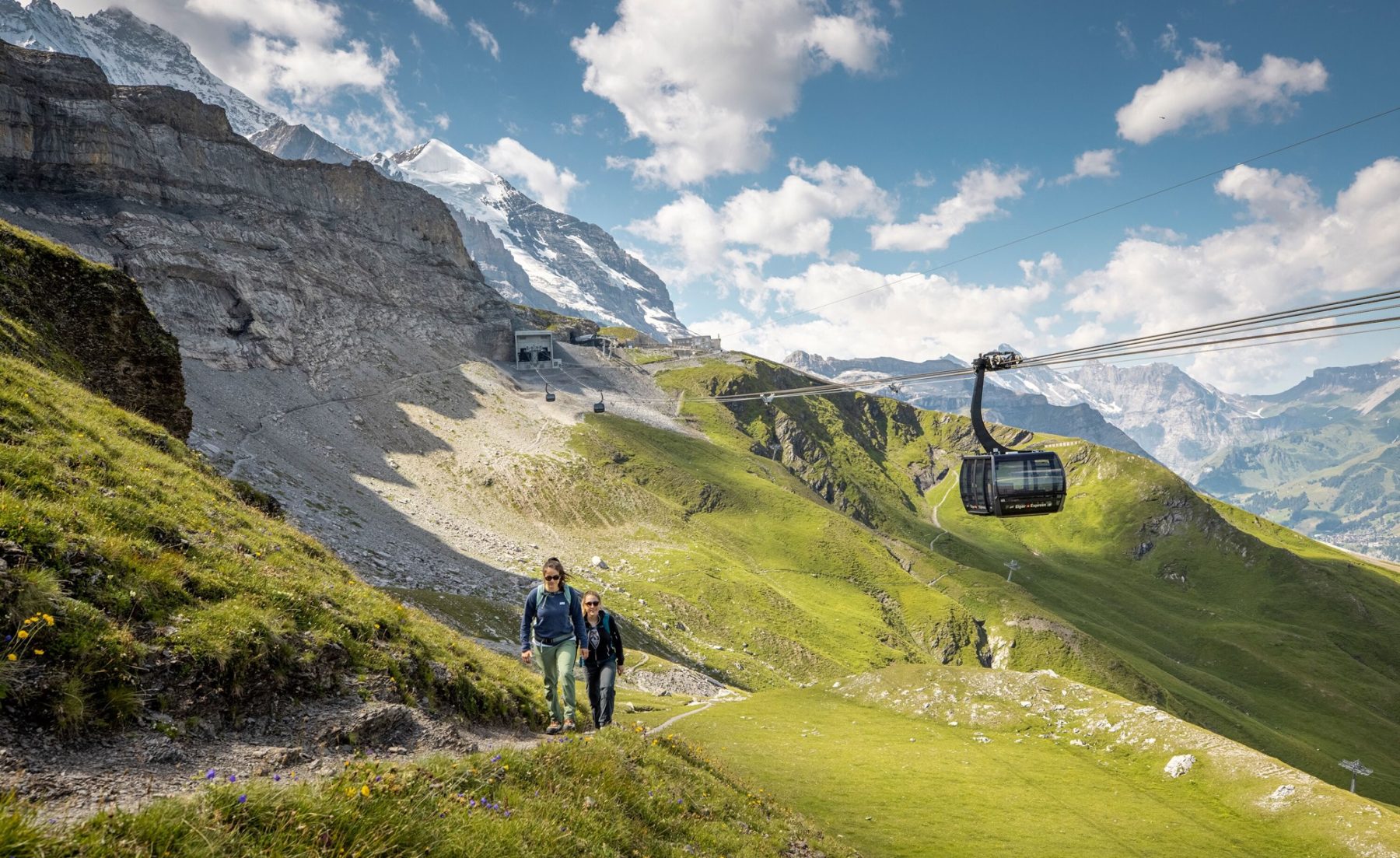 De Jungfrau regio op zijn mooist tijdens de Eiger Trail.