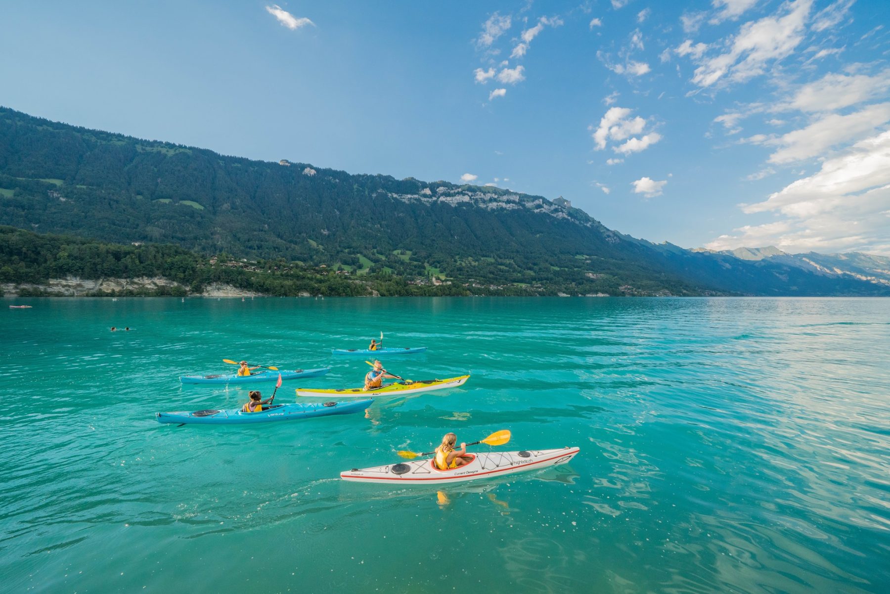 Kajakken, kanoën of suppen in de buurt van interlaken