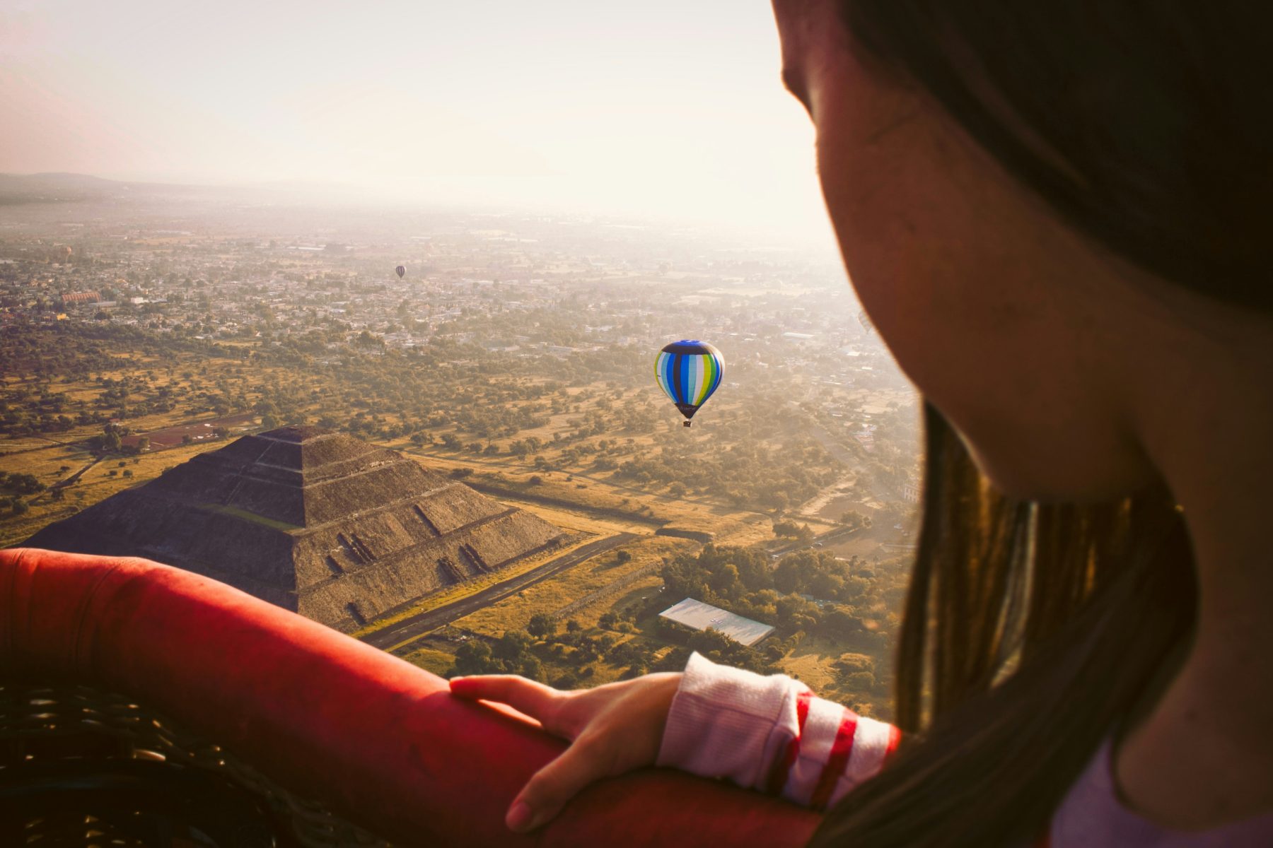 Mexico vanuit de luchtballon