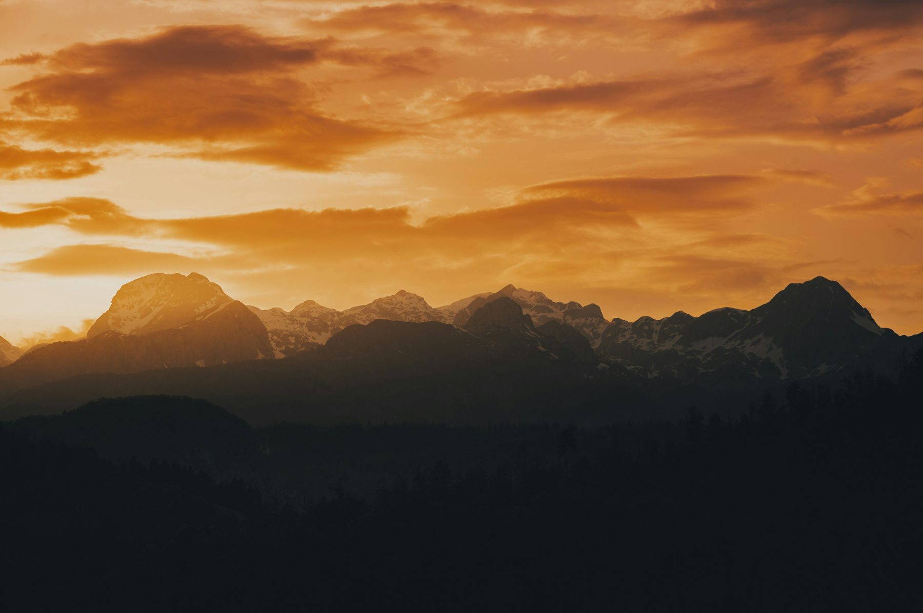 Triglav National Park in Slovenië.