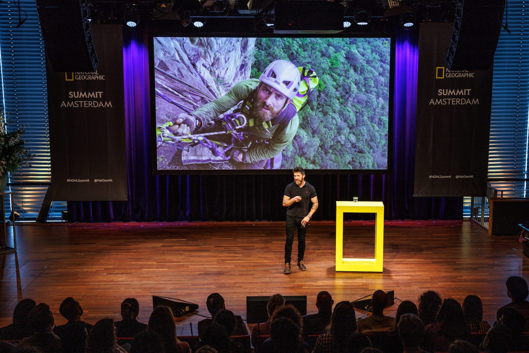 Aldo Kane op de National Geographic Summit 2024