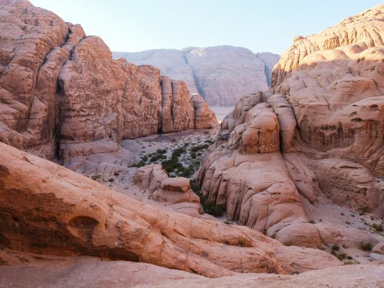 Wadi Rum in Jordanië.
