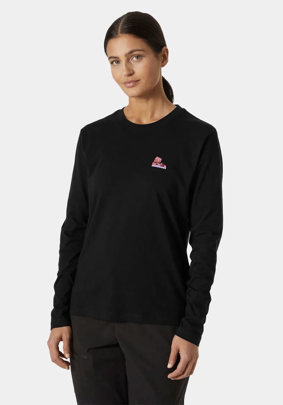 De F2F Organic Cotton Long Sleeve Tee, onderdeel van de hikekleding voor het najaar van Helly Hansen.