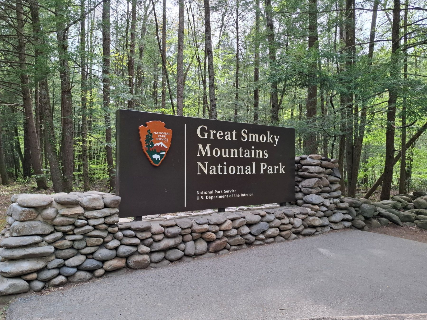 Welkomsbord Great Smoky Mountains