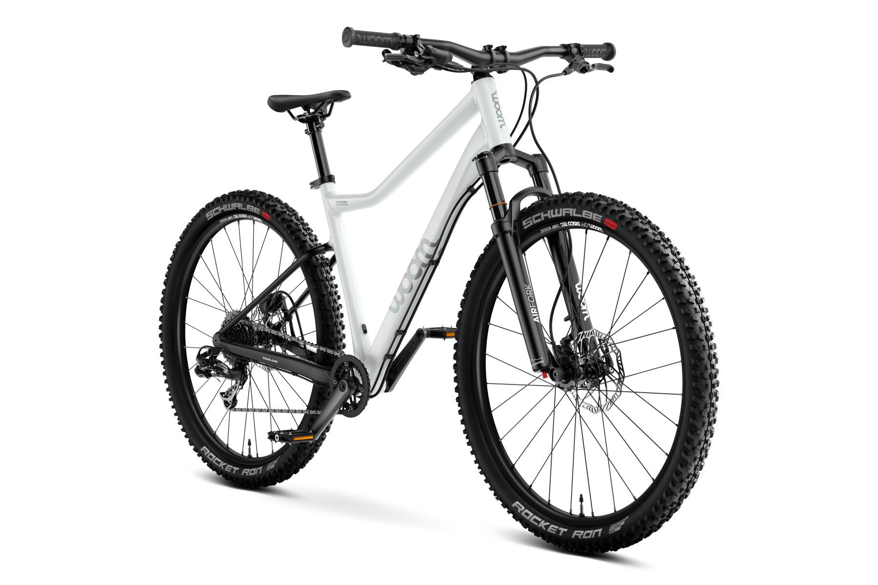 De woom OFF AIR mountainbike in de limited edition kleur Cirrus Cloud.