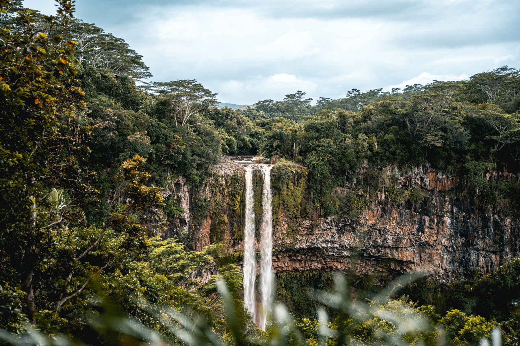 Chamarel waterval op Mauritius