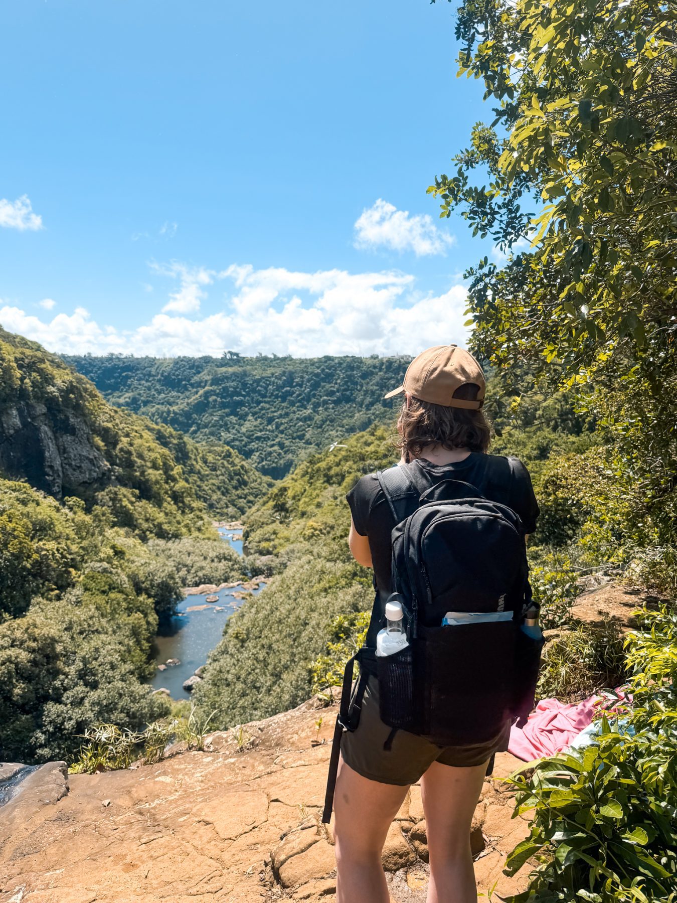Seven Tamarin Waterfalls hike, Mauritius