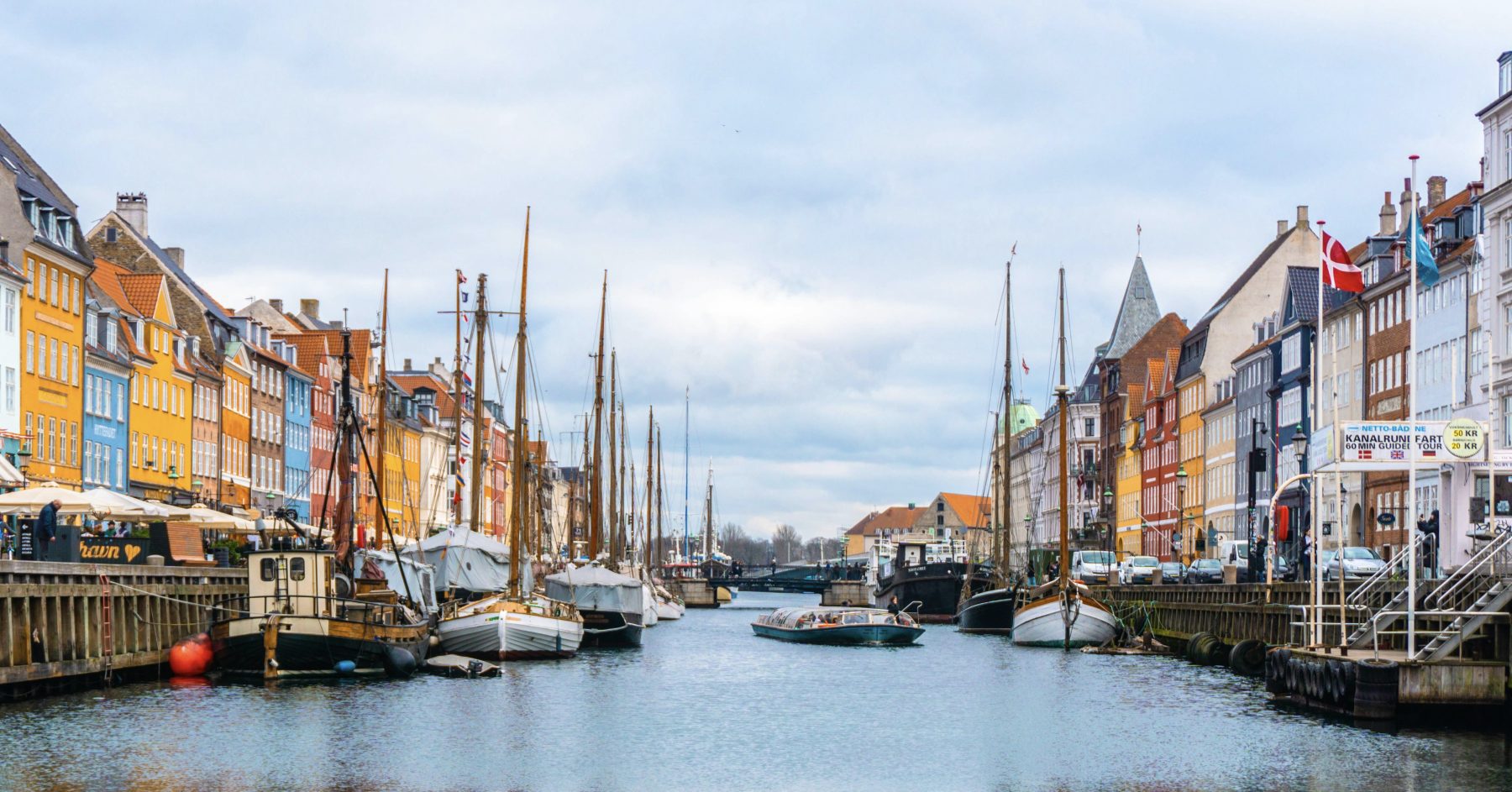 De haven van Kopenhagen, wat in de buurt ligt van één van de mooiste campings van Denemarken.