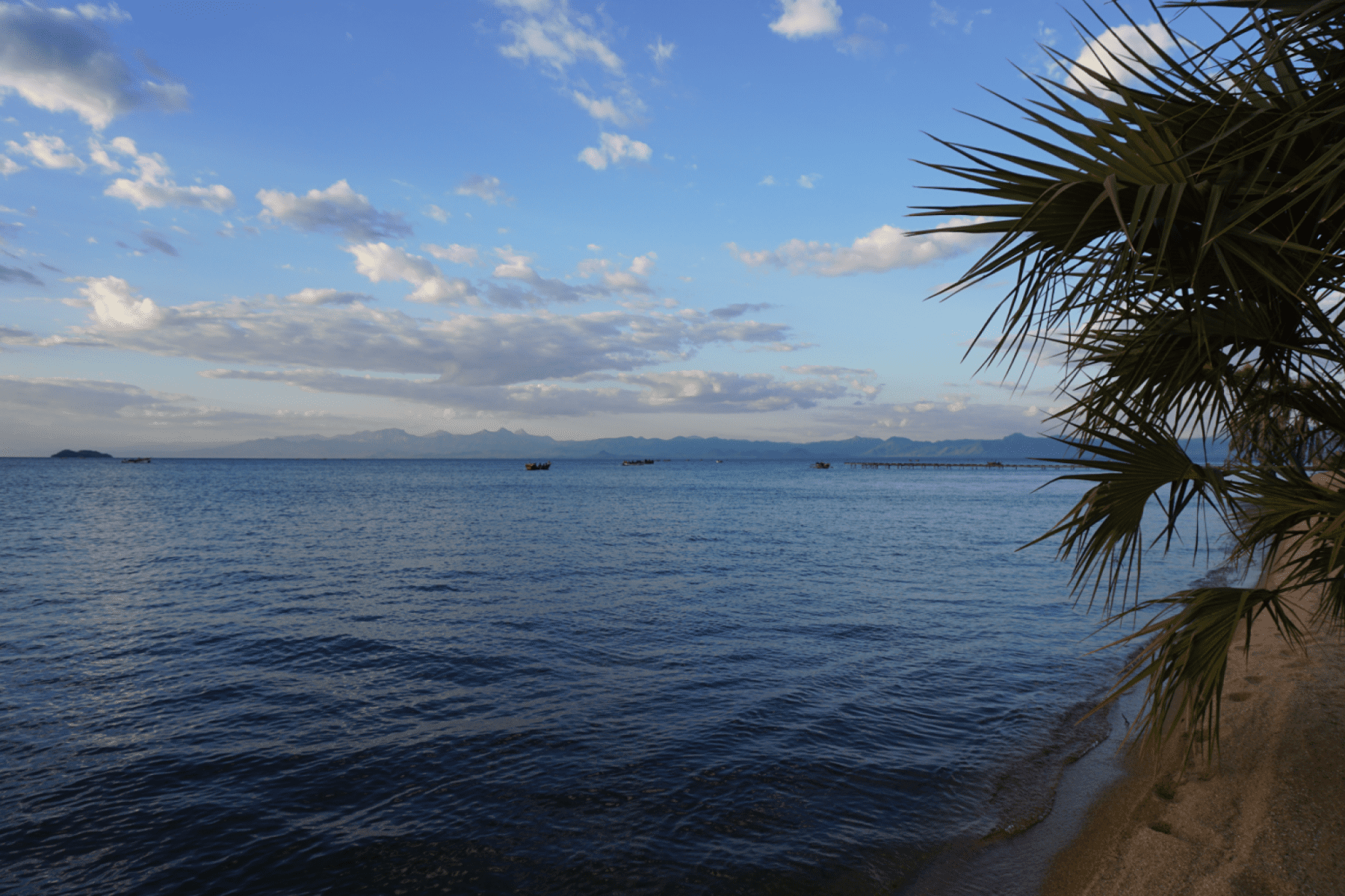 Uitzicht Lake Malawi.