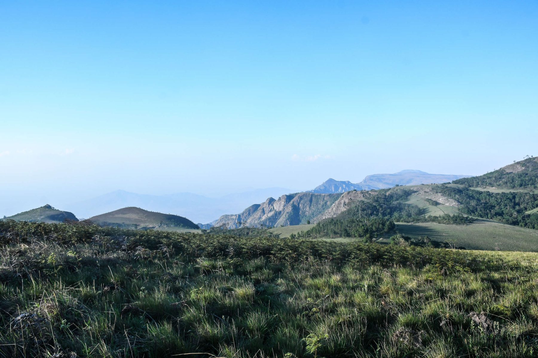 Het Zomba plateau in Malawi.