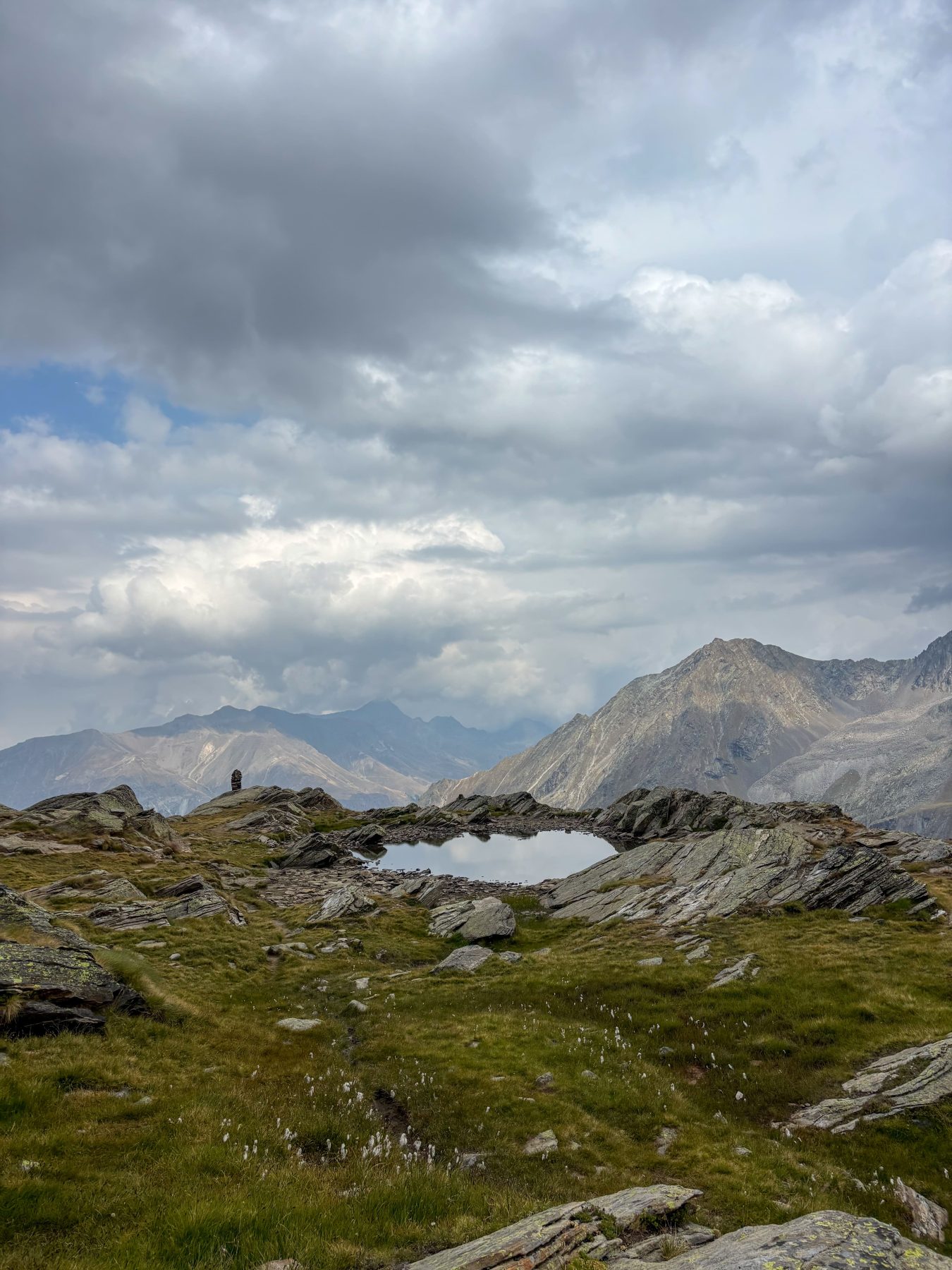 Valle d'Aosta: bergmeer op weg naar Rifugio Sella 