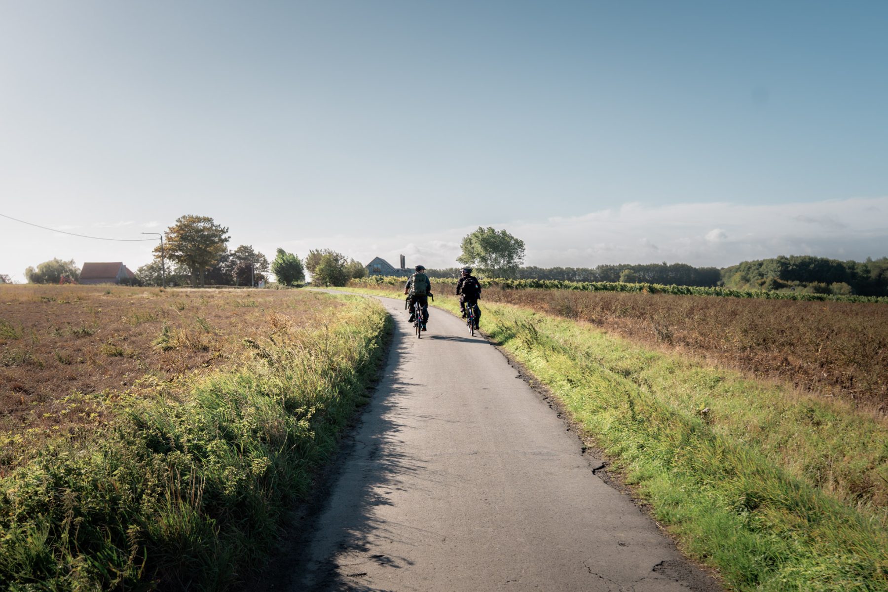 Fietsen in Westhoek, Vlaanderen