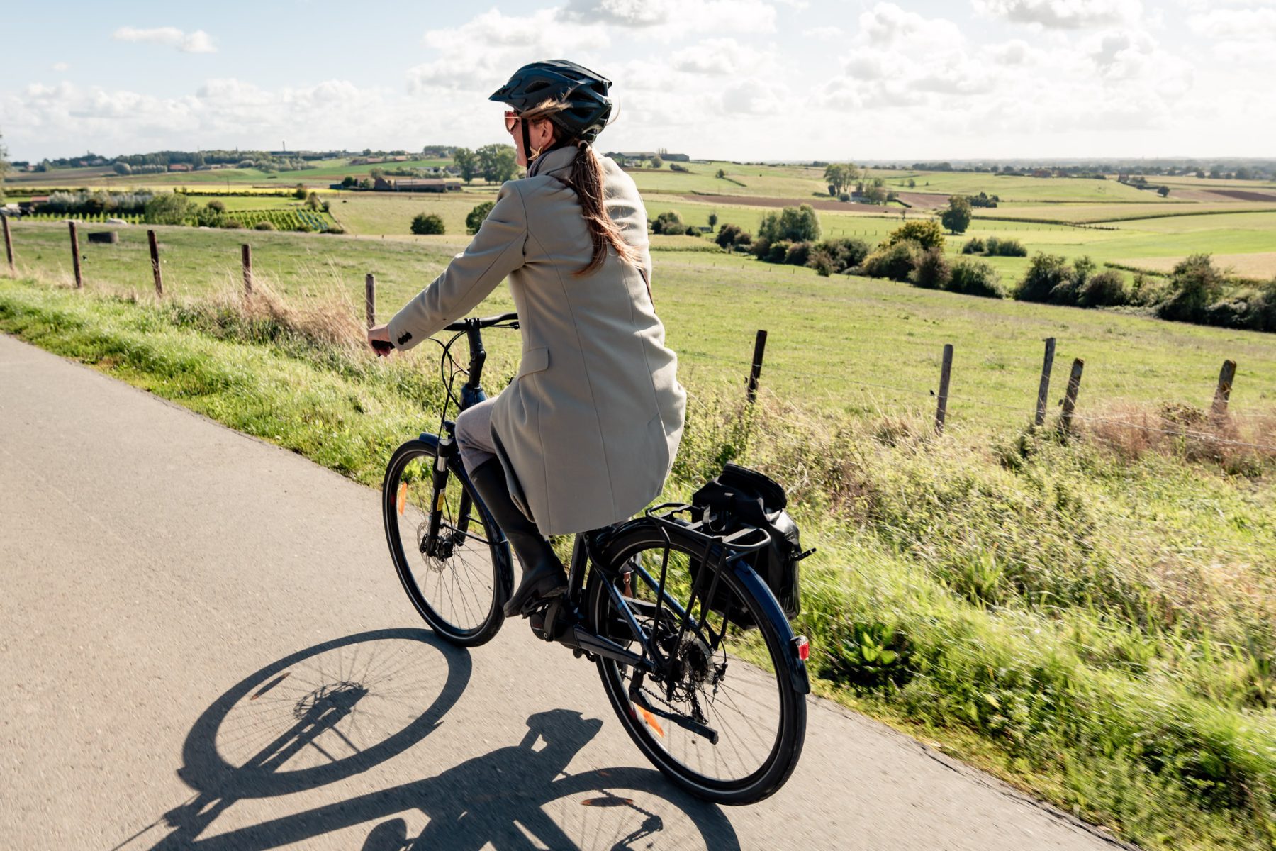fietsen in Westhoek, Vlaanderen