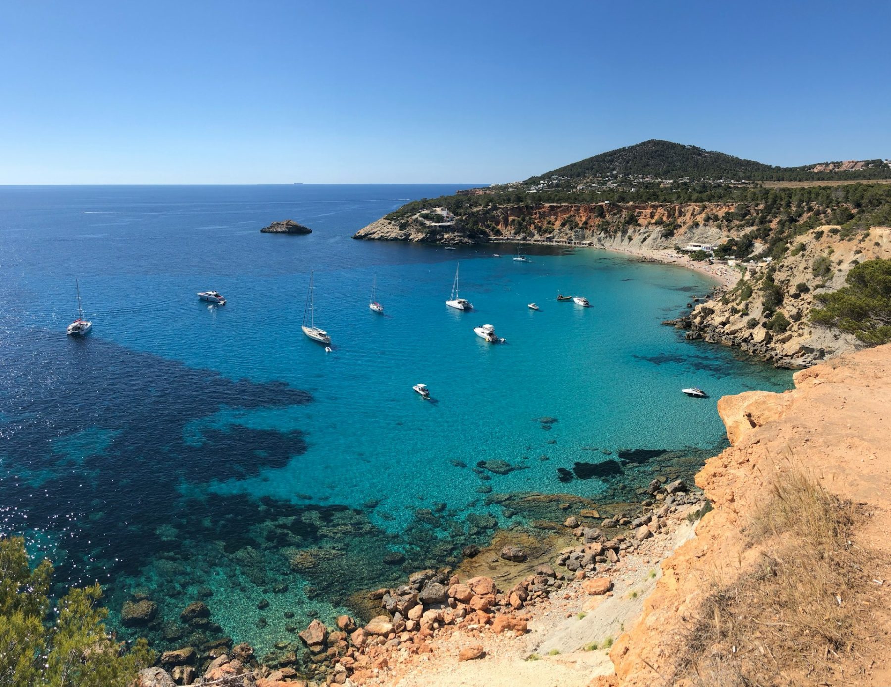 Uitzicht vanaf Sa Talaia - wandelen op Ibiza