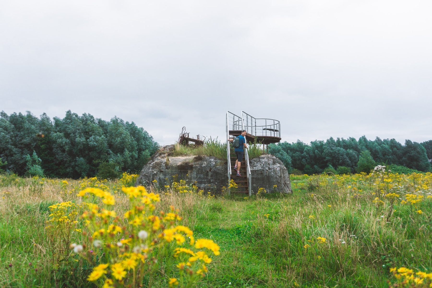 Kazemat Ravenstein Zuiderwaterlinie Wandelpad