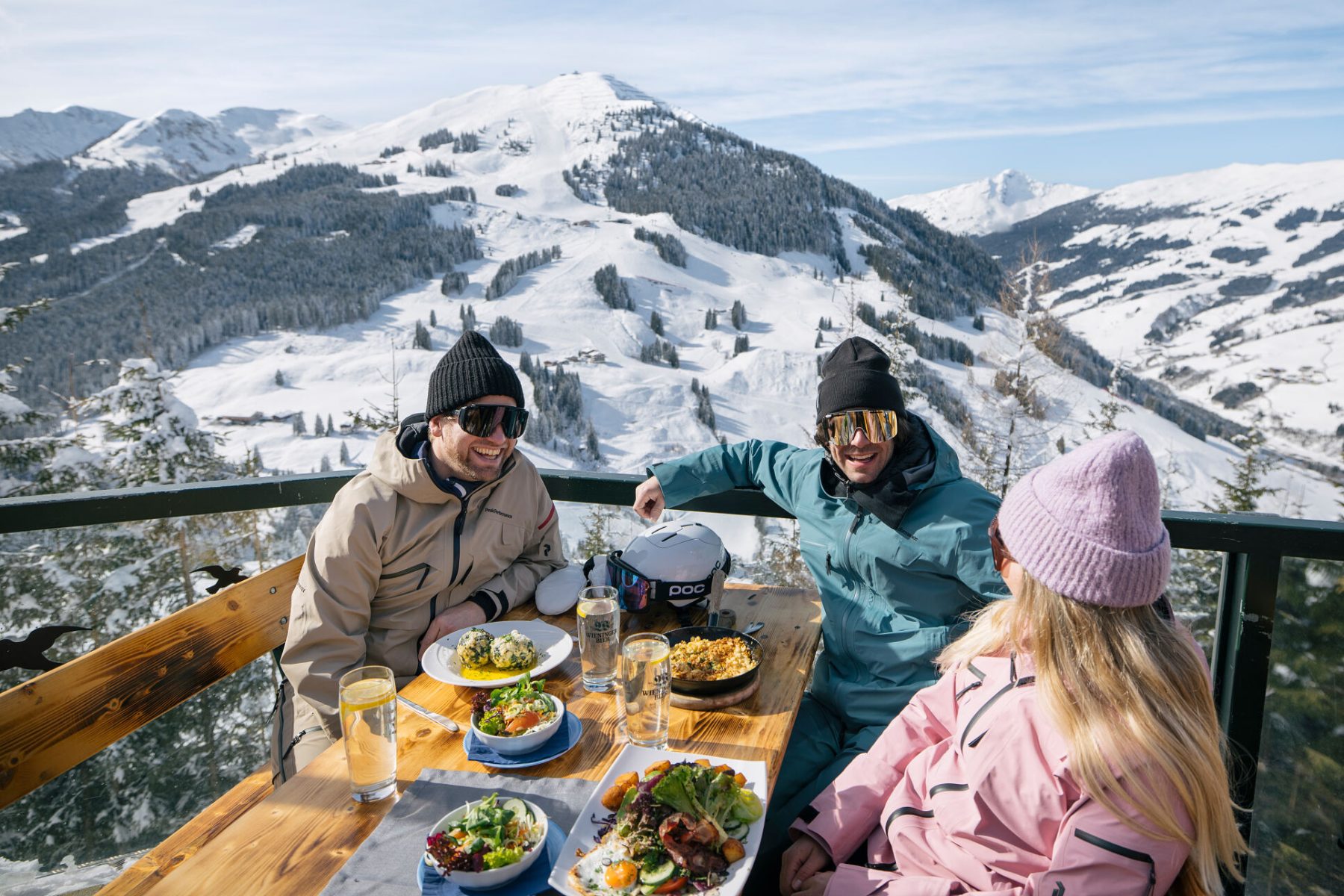 Eten met uitzicht bij de leukste restaurants, hutten en après-ski in Saalbach Hinterglemm