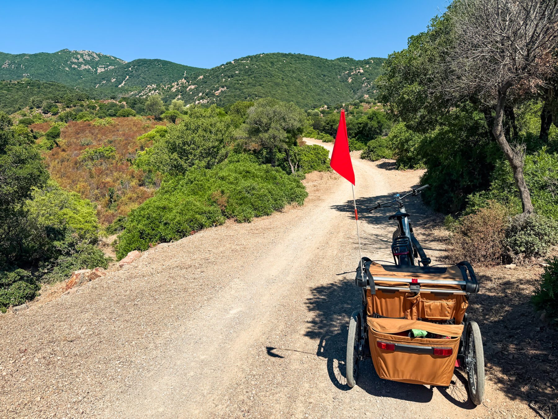 Thule Chariot 2 sport in Sardinië