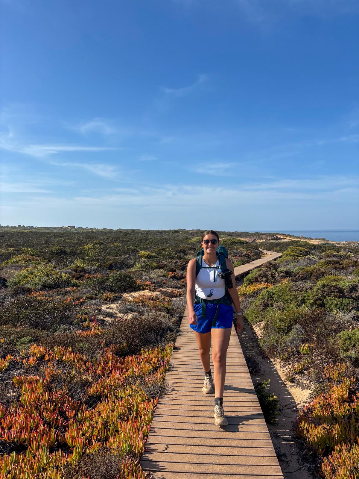 Het Vlonderpad tijdens etappe 4