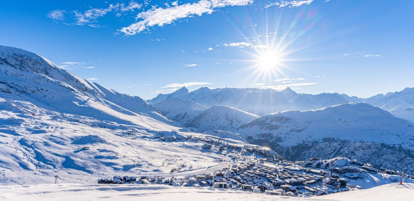 Alpe d'Huez is een prachtige locatie voor wintersport
