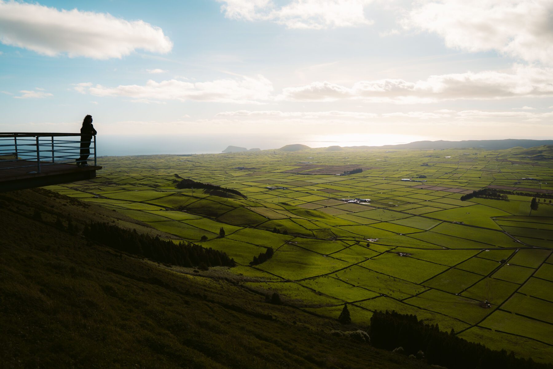 serra do cume uitzichtpunt op terceira