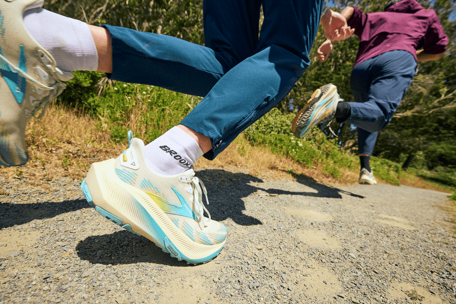 Brooks Ghost Trial is ideaal voor onverharde bospaden en door het park