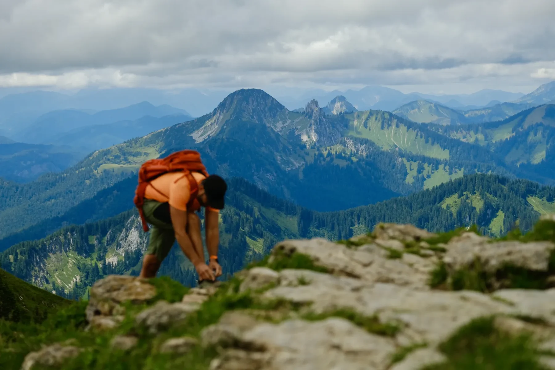 Beierse Alpen tijdens een Huttentocht in Duitsland
