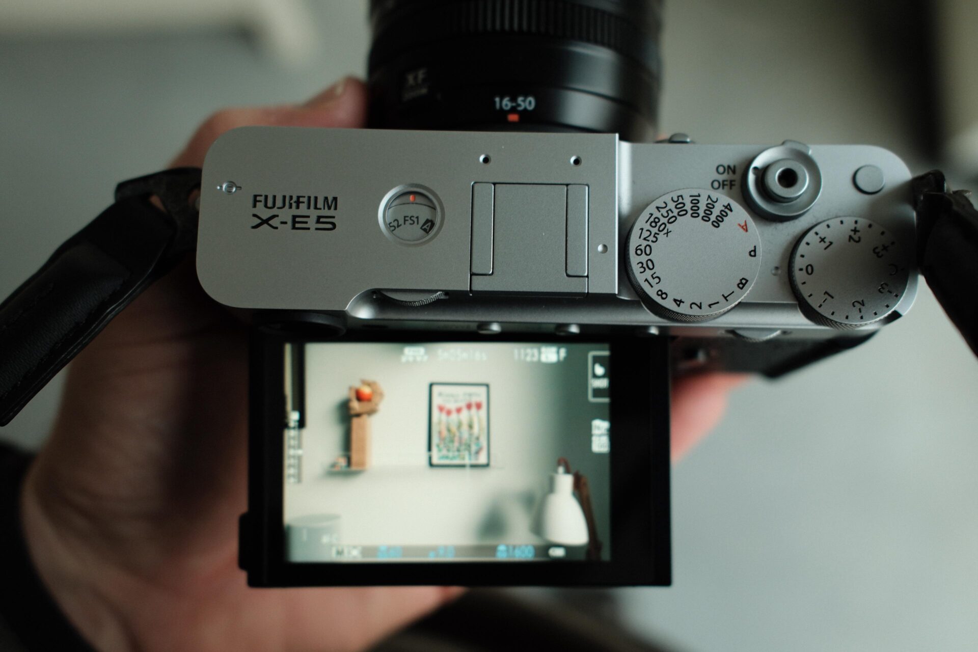 Fujifilm X-E5 beeldscherm