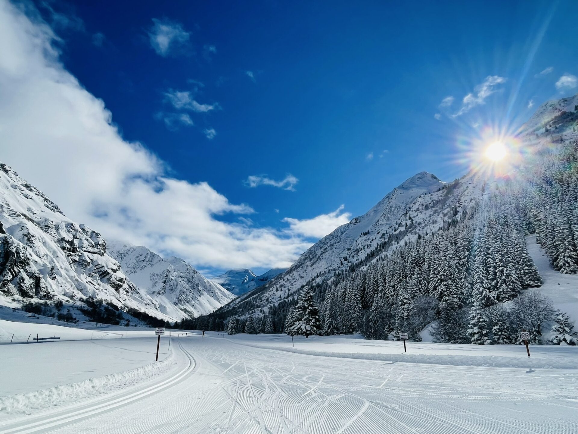 Nordic skiën in Champagny le Haut