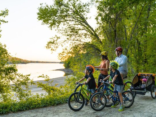 Fietsen over de Katy Trail in het Amerikaanse zuiden