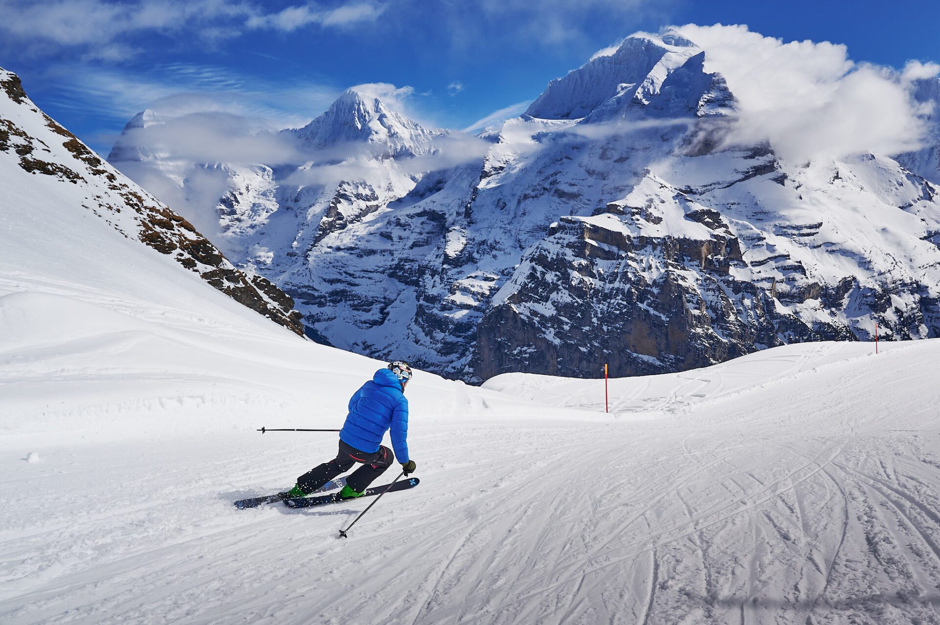 Skiën in Mürren