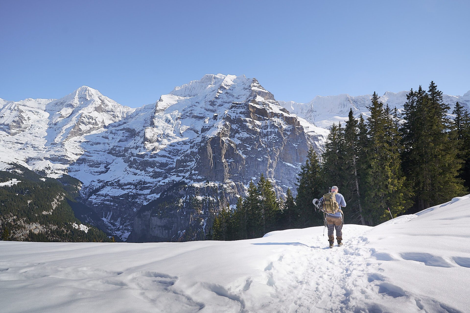Sneeuwschoenwandelen Mürren