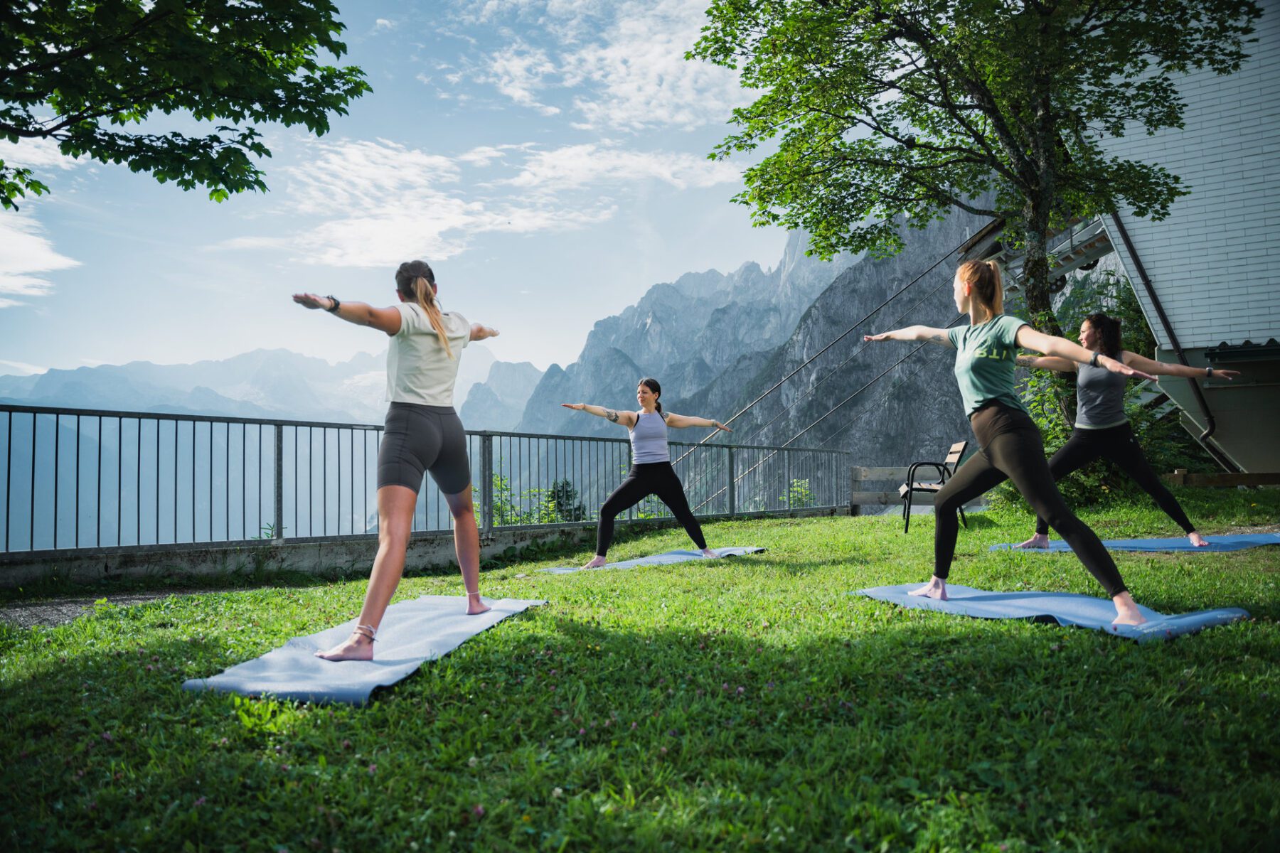 Een relaxte yogasessie in Dachstein-West