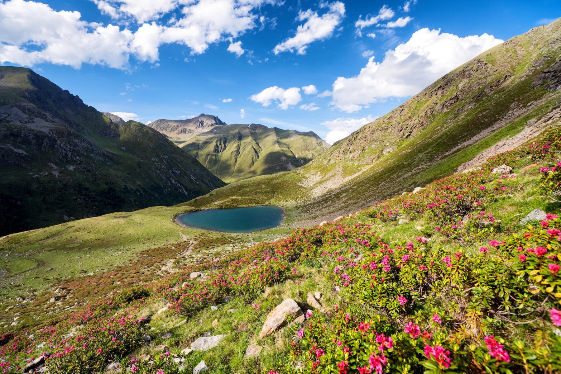 Wandelen bij Kühtai bij Innsbruck