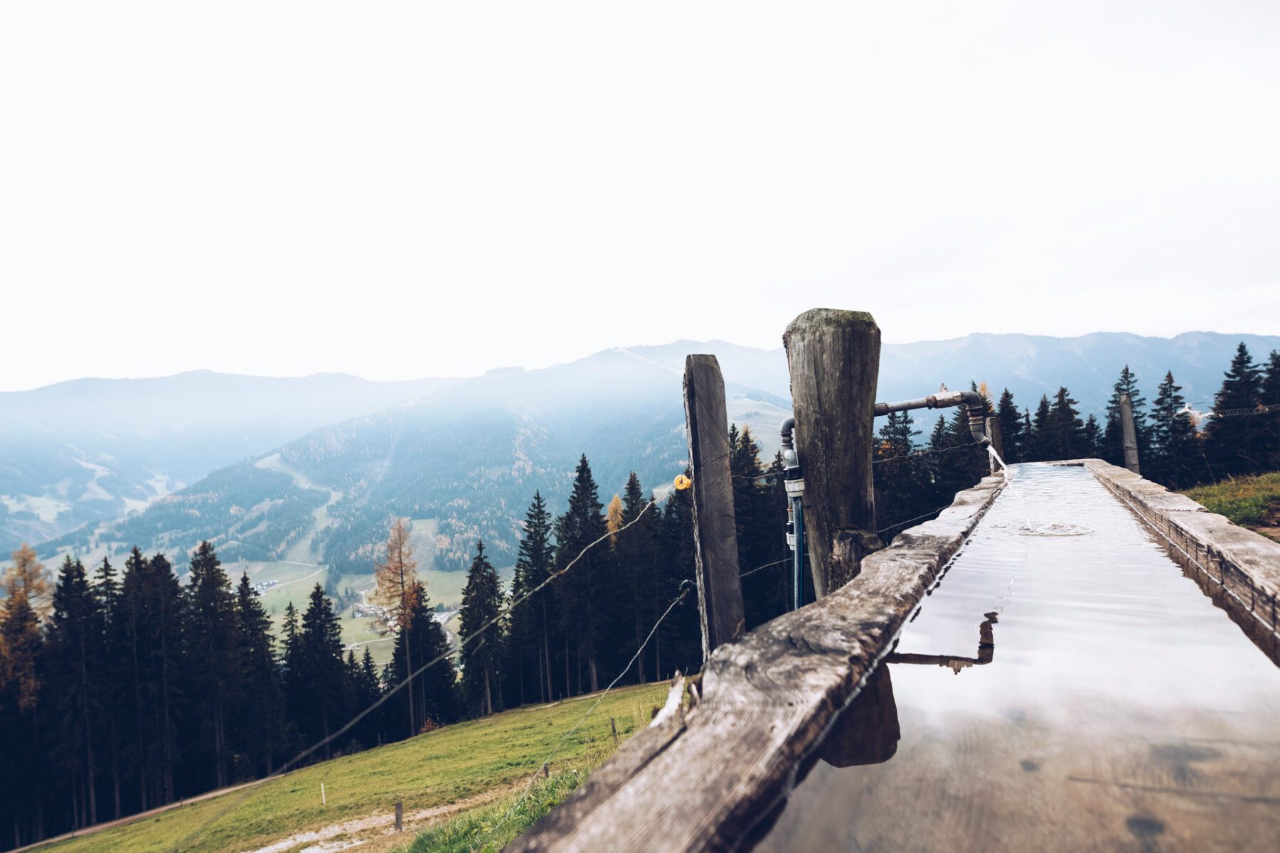 Uitzicht vanuit Leogang, Pinzga Hatscha