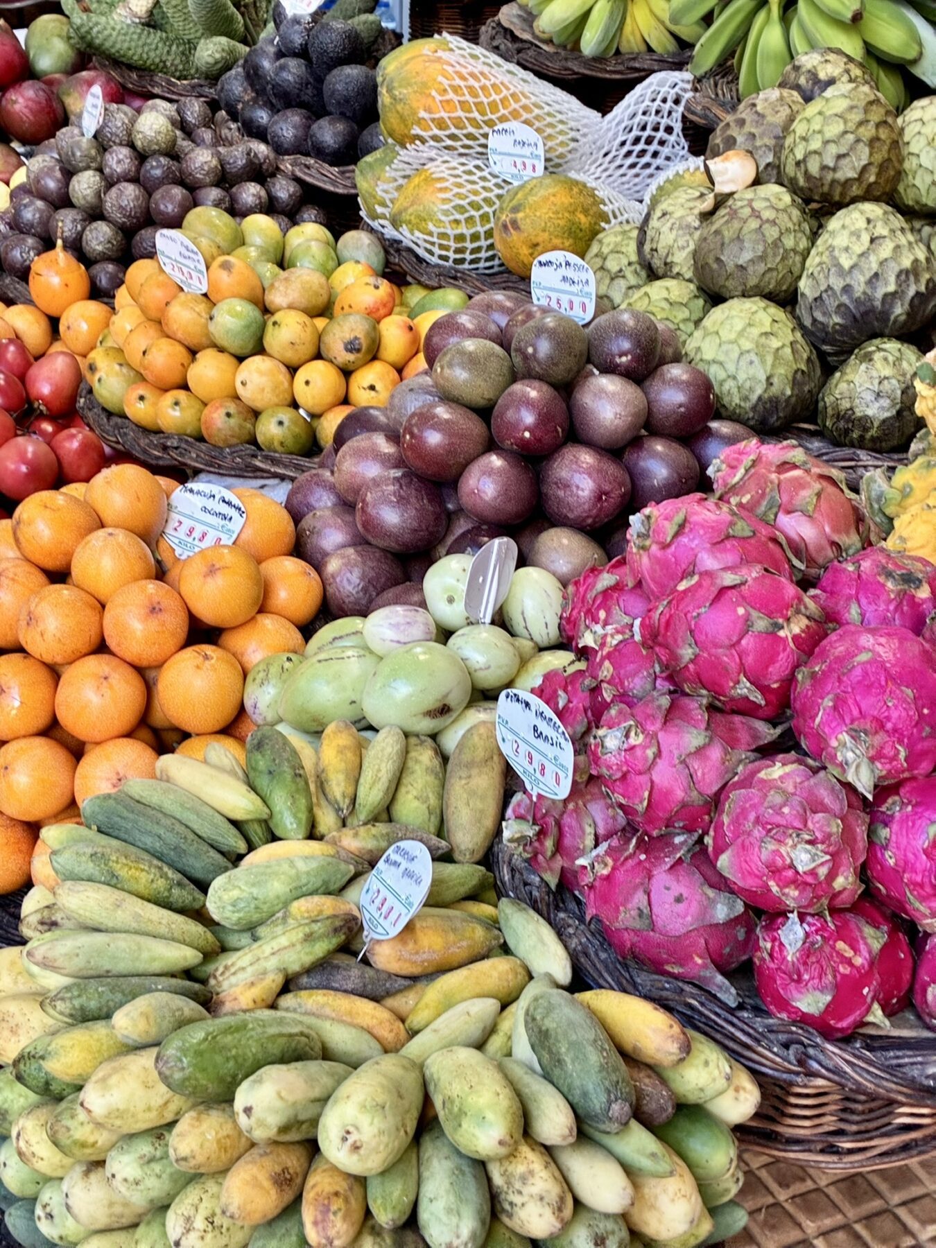 Madeira met kinderen - farmers market