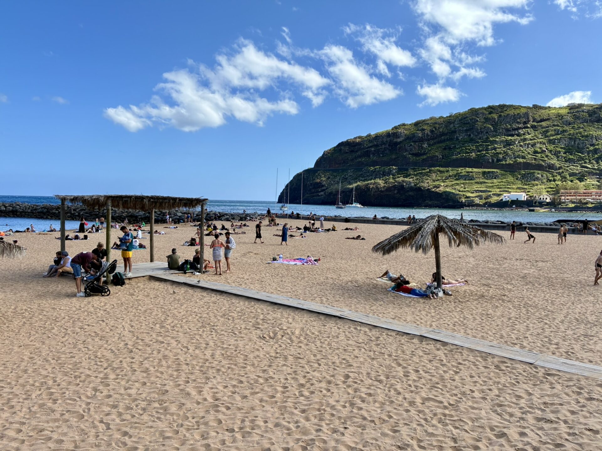 Madeira met kinderen - strand van Machico