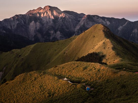 Prachtige bergachtige omgevingen in het hart van Taiwan