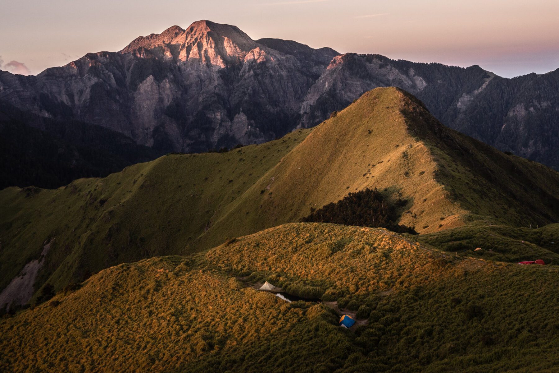 Prachtige bergachtige omgevingen in het hart van Taiwan