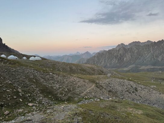 Uitzicht op The Kyrgyzstan Trail