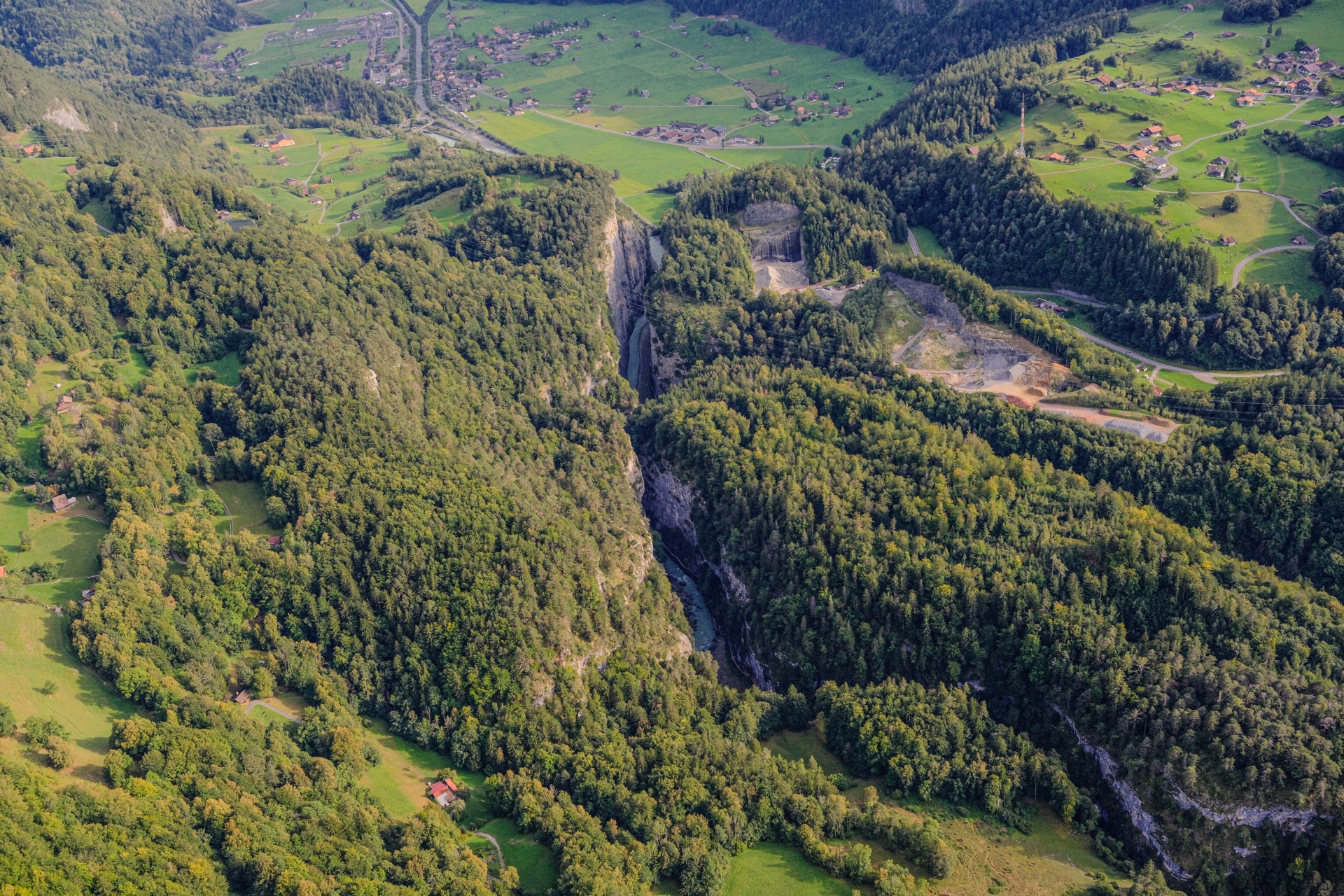 Aareschlucht, Berner Oberland, Zwitserland