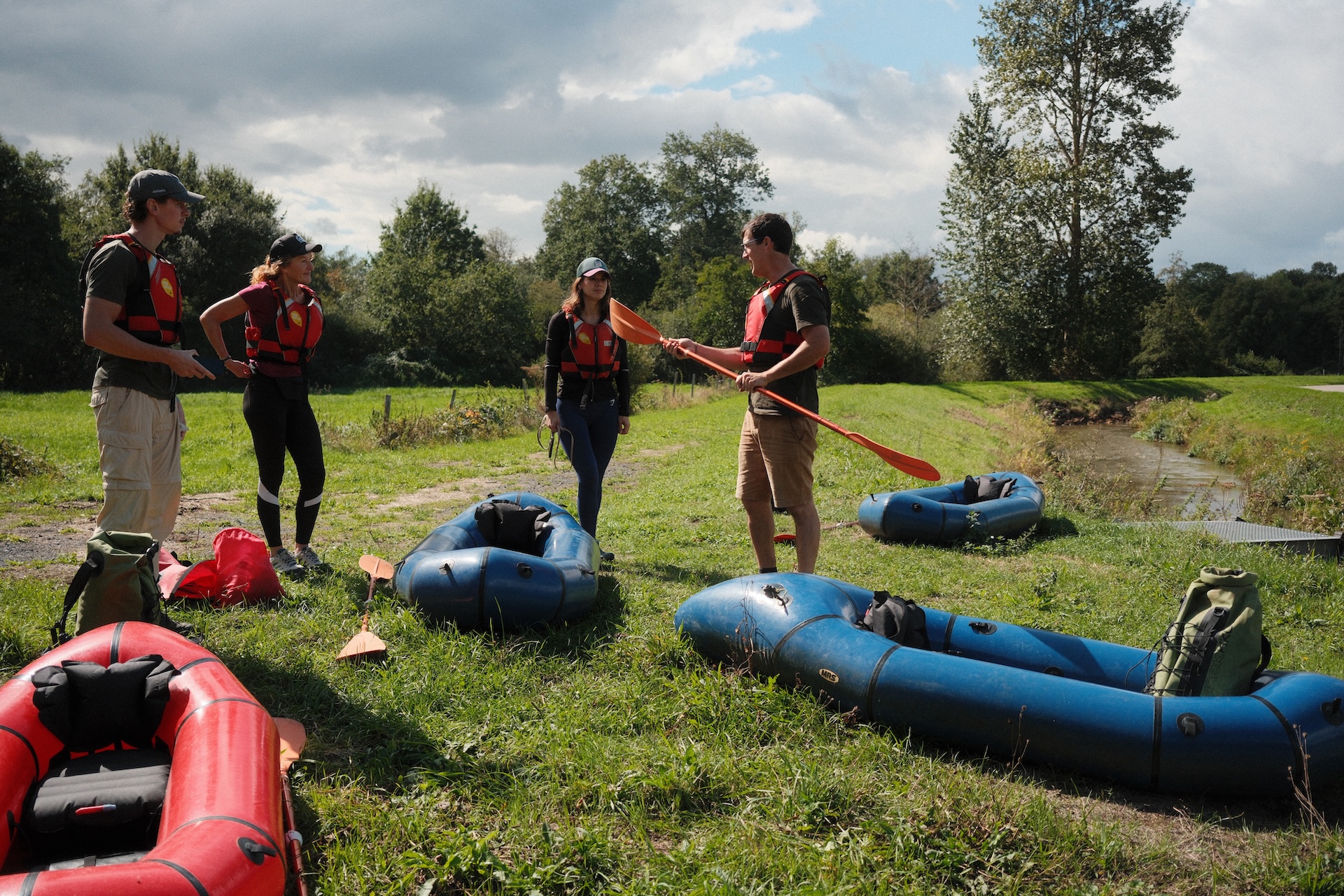 Packraften op de Kempen in Vlaanderen
