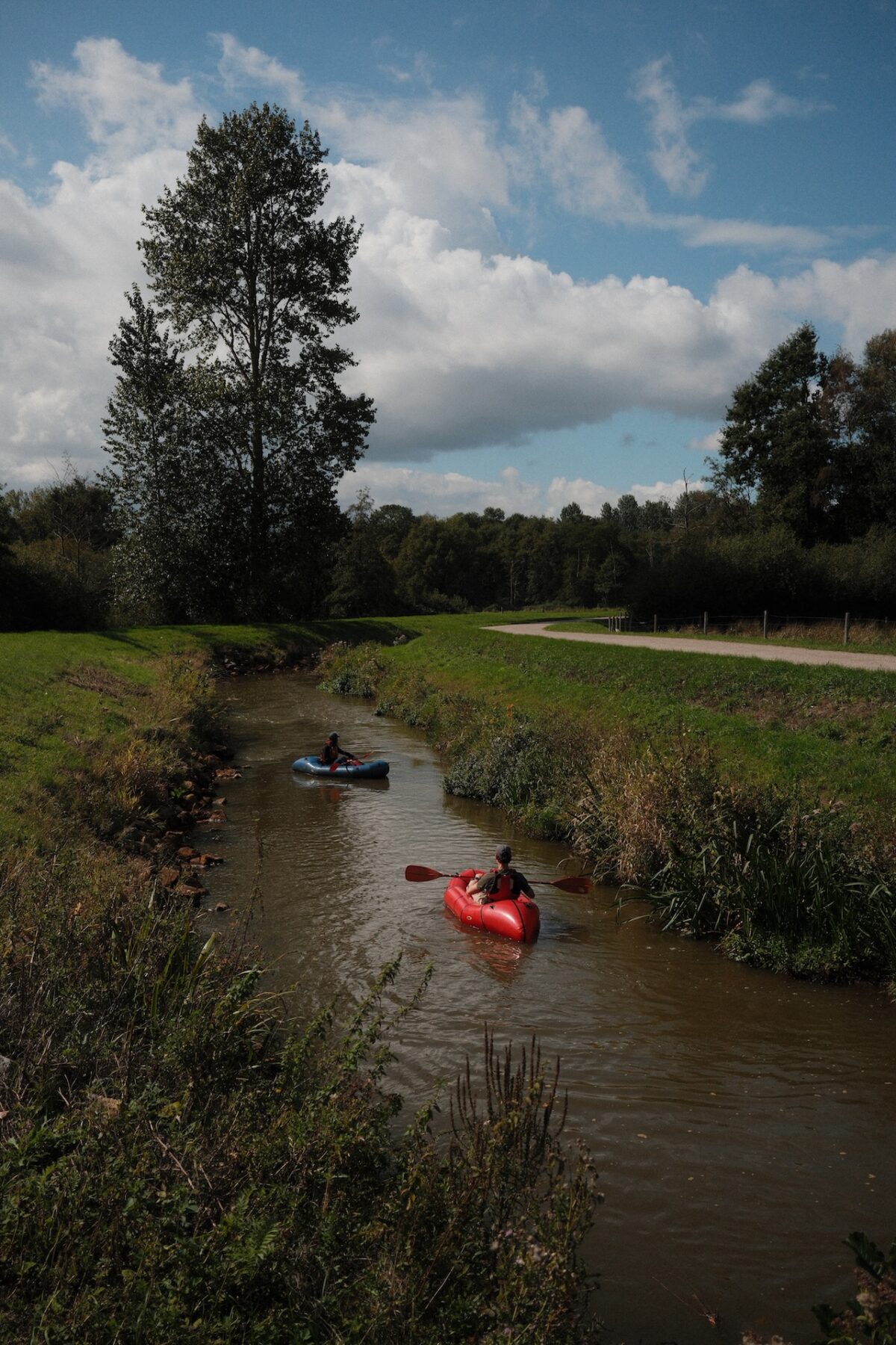 Packraften op de Kempen in Vlaanderen