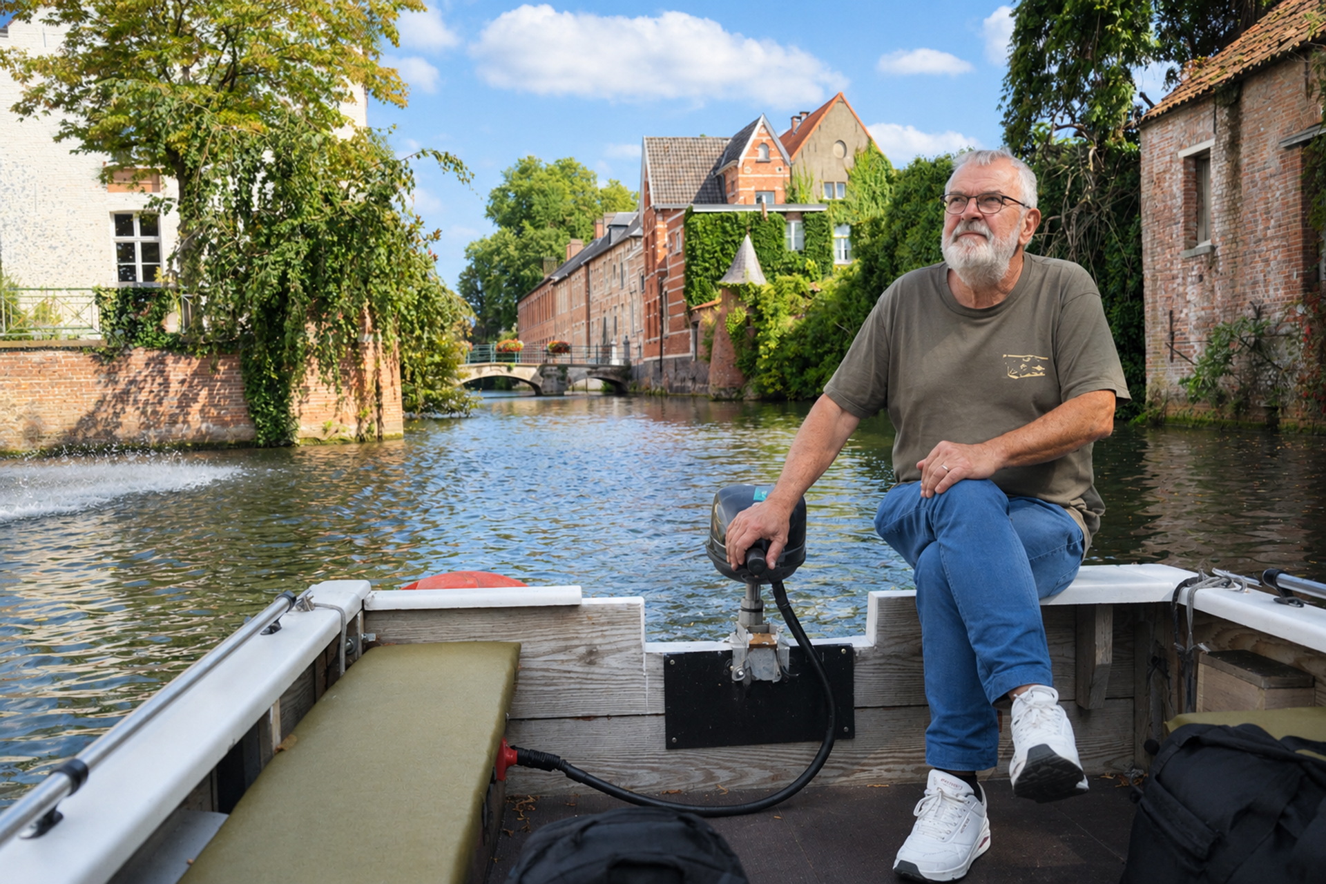 Boottocht over de Binnennete in Lier, de Kempen, Vlaanderen